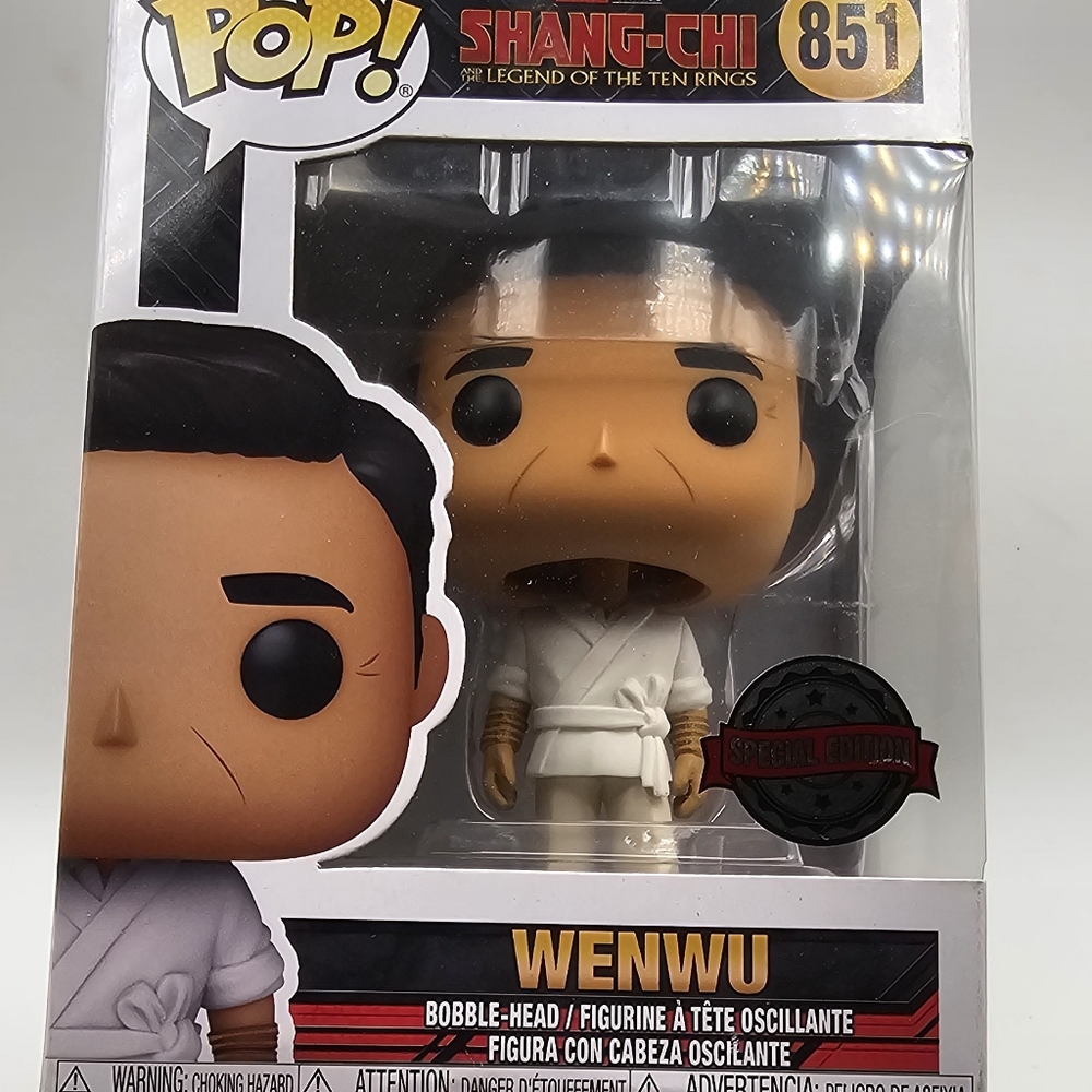 Funko Pop! Wenwu Vinyl Figure in White and Gold